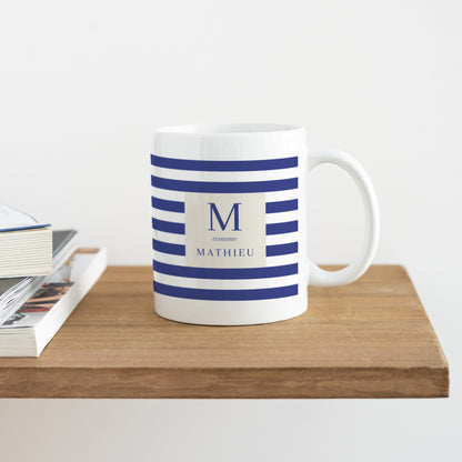 Mug Objets Blanc Rayures photo N° 4