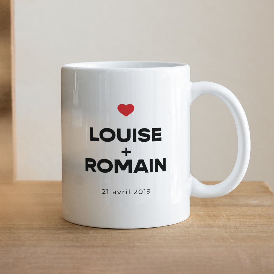 Mug Objets Blanc TOI + MOI photo