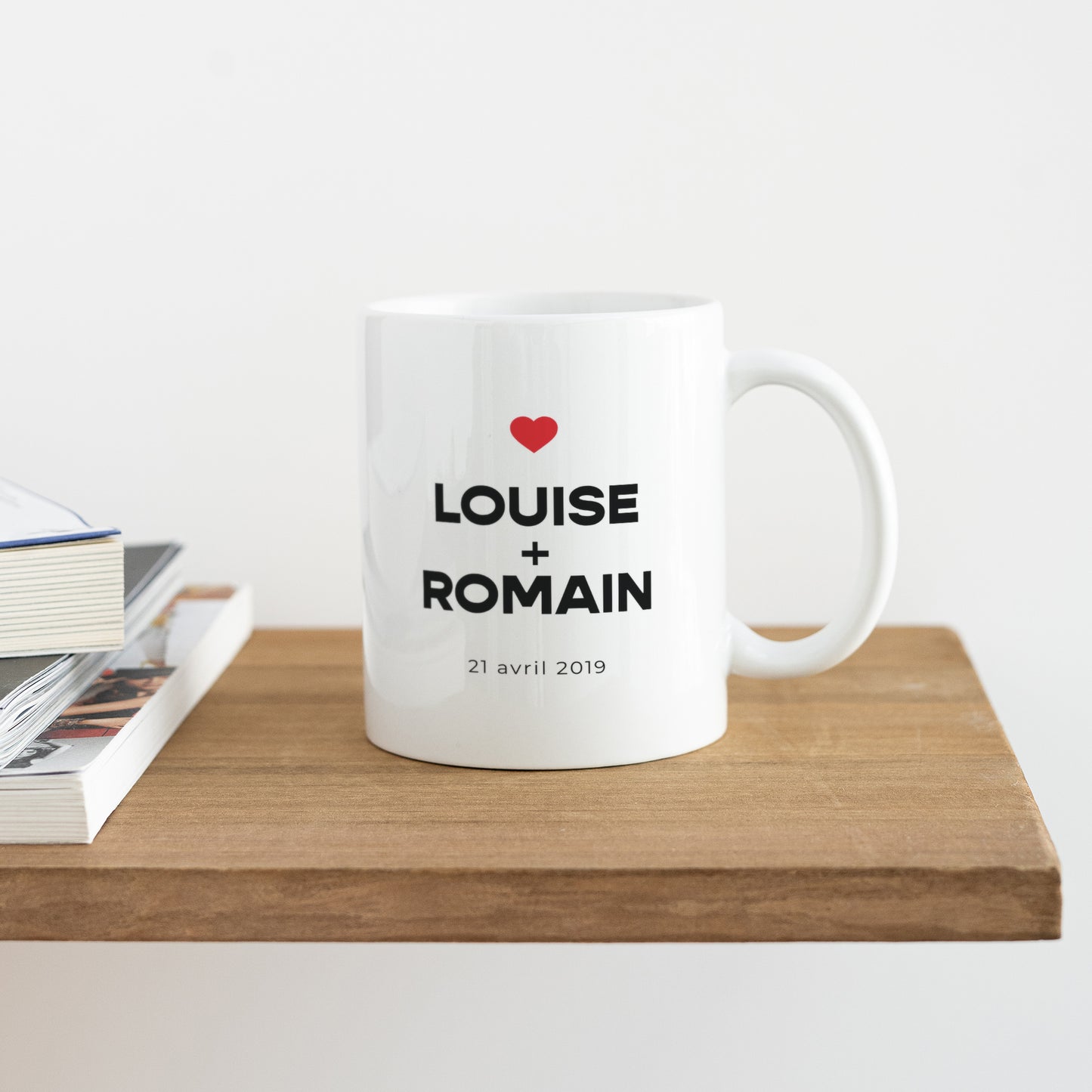 Mug Objets Blanc TOI + MOI photo N° 4