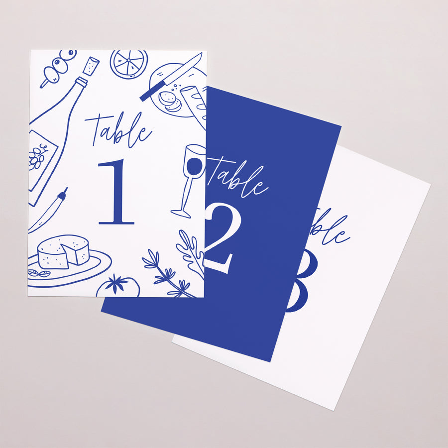 Marque table Mariage Rectangle Festivités gourmandes photo