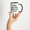 Mug Objets Noir On va s'aimer photo N° 2