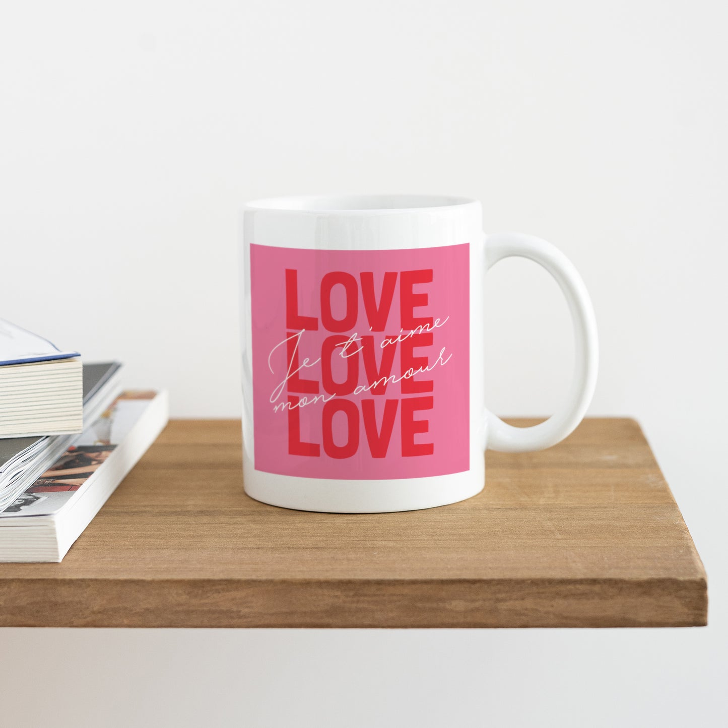 Mug Objets Blanc Love Love Love photo N° 4