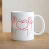 Mug Objets Blanc Hands of love photo N° 1