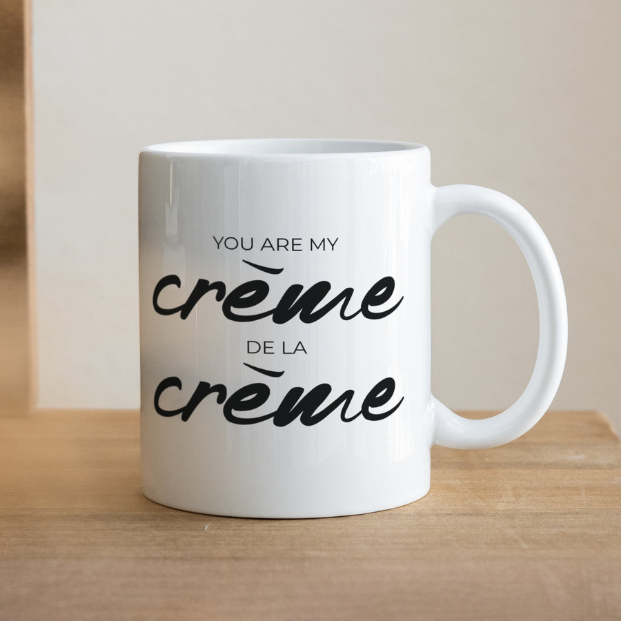 Mug Objets Blanc Crème de la crème photo