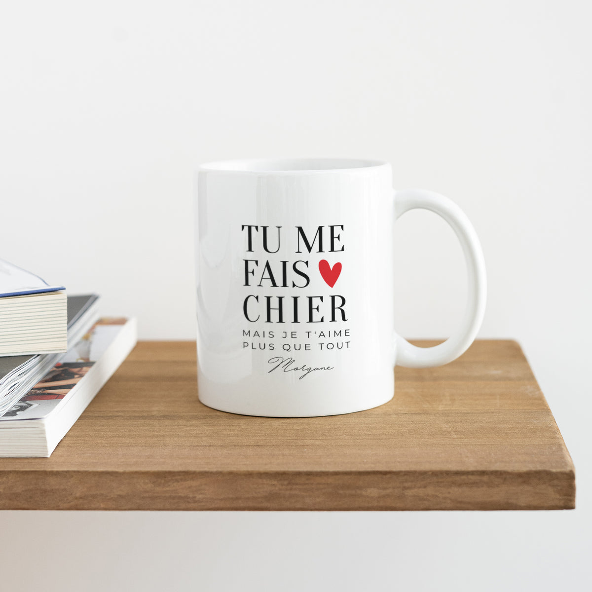 Mug Objets Blanc Tu me fais... photo N° 4