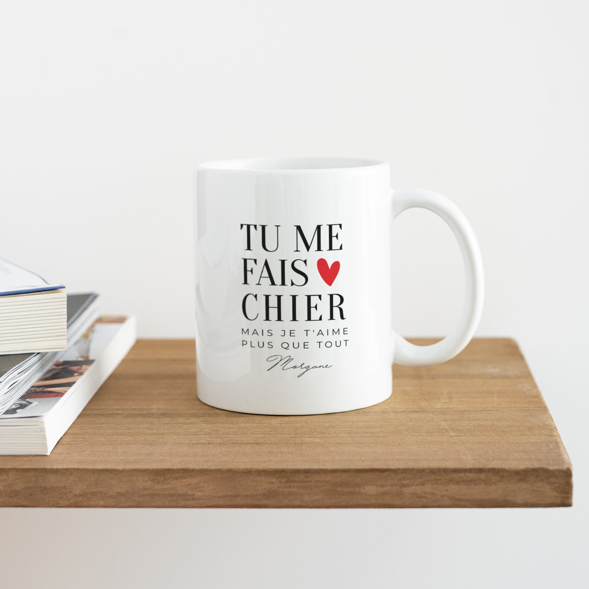 Mug Objets Blanc Tu me fais... photo N° 4