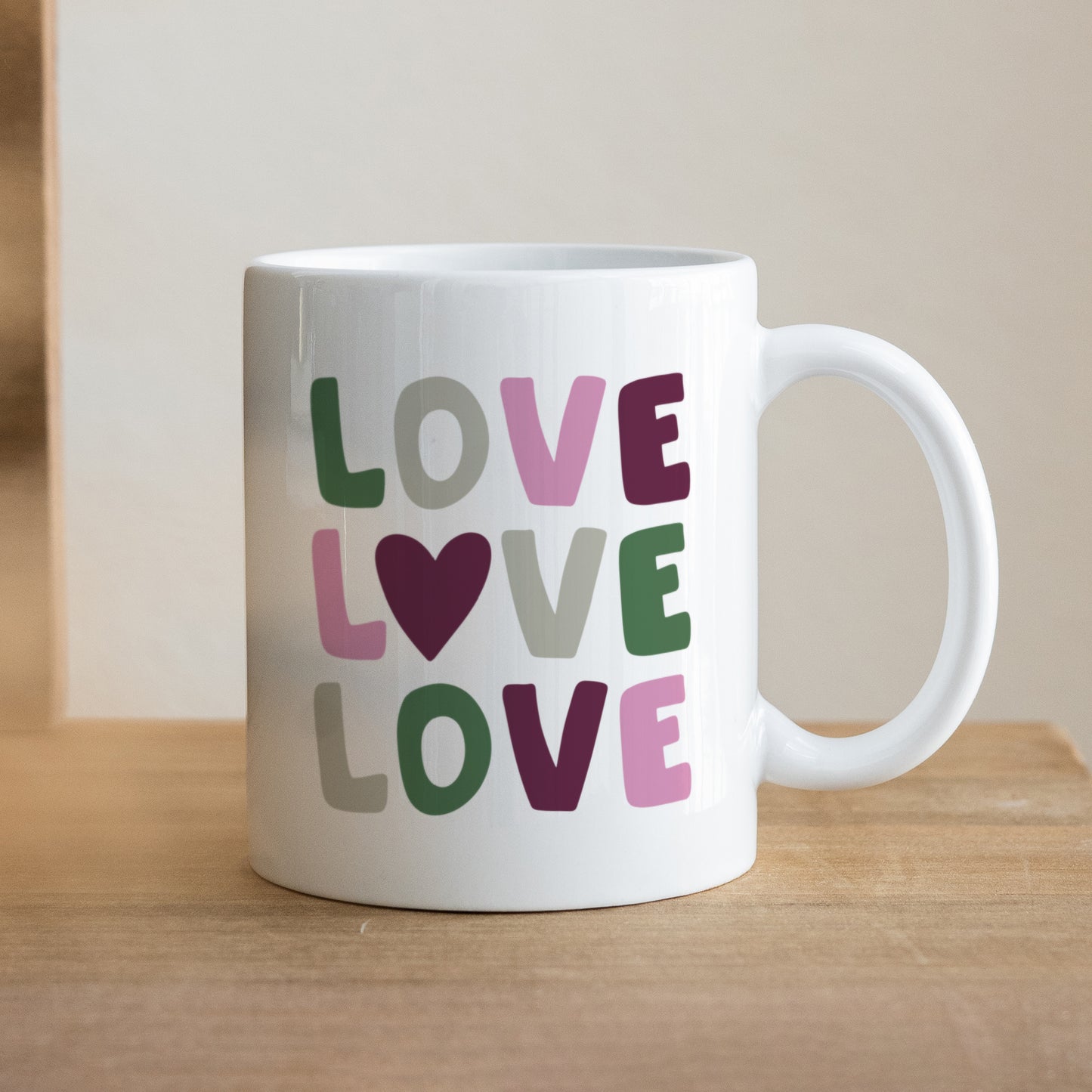 Mug Objets Blanc More love photo N° 1