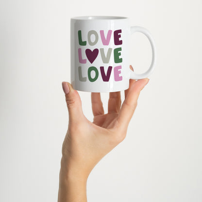 Mug Objets Blanc More love photo N° 2