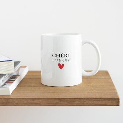 Mug Objets Blanc Chéri d'amour photo N° 4