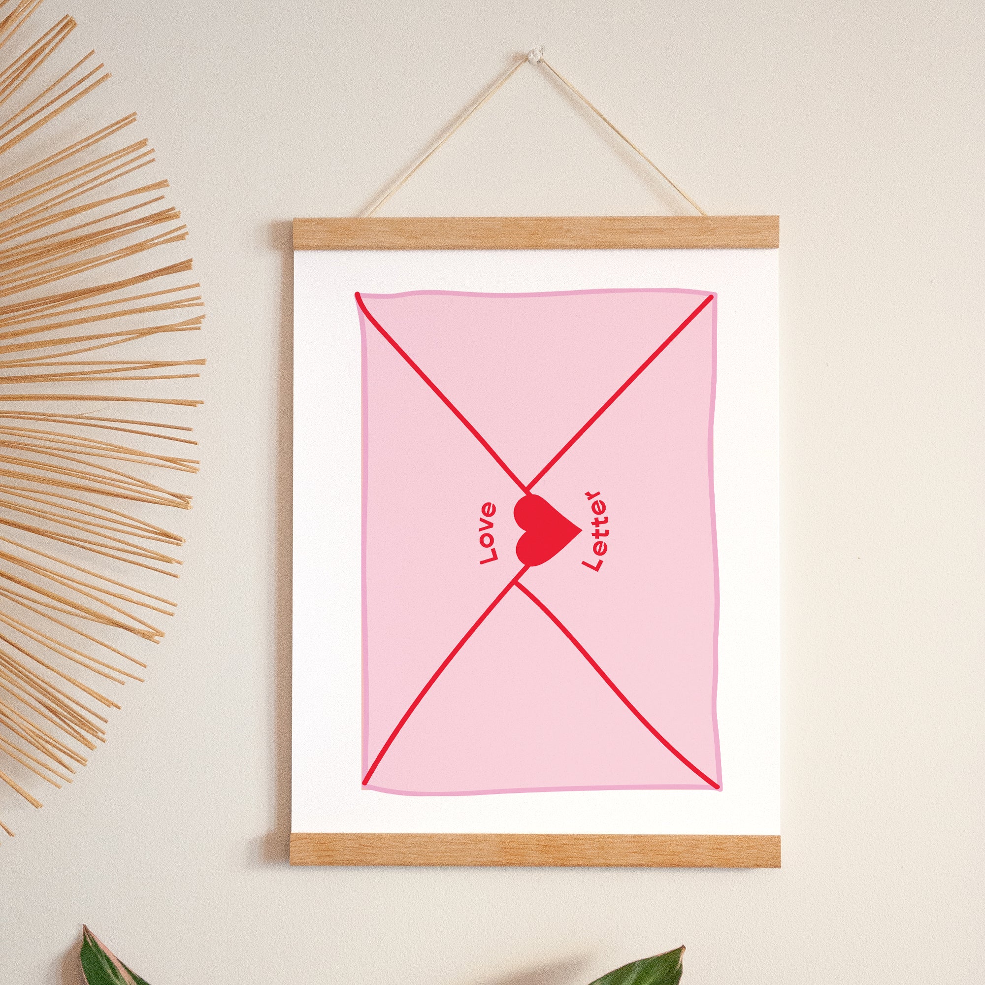 Affiche Portrait 30 x 40 cm Love letter photo N° 1