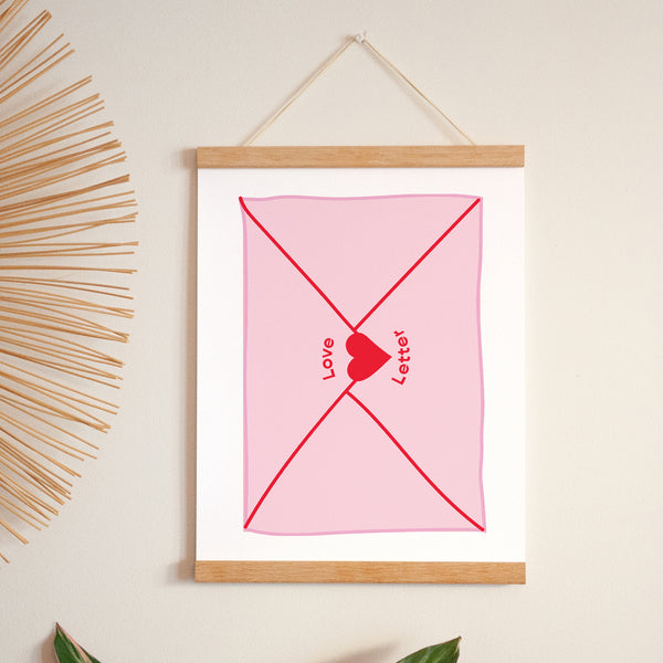 Affiche Portrait 30 x 40 cm Love letter photo