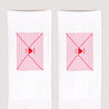 Chaussettes femme Blanches Love letter photo N° 3