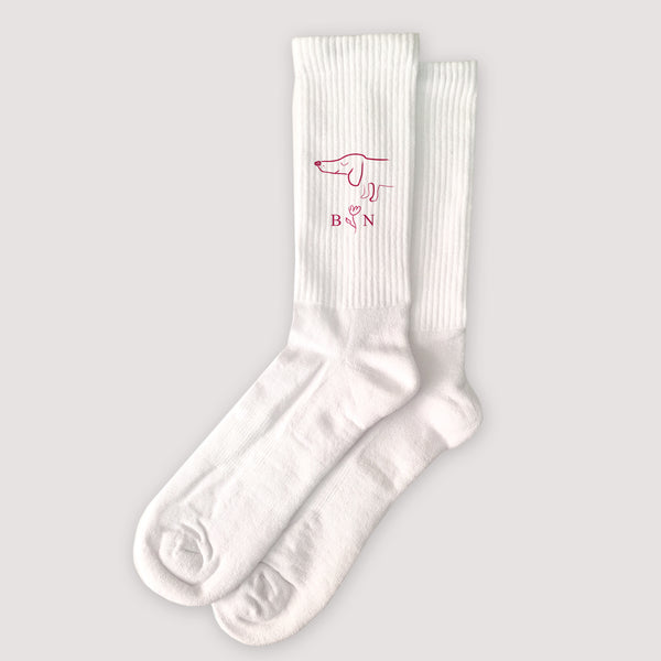 Chaussettes femme Blanches L'amoureux photo