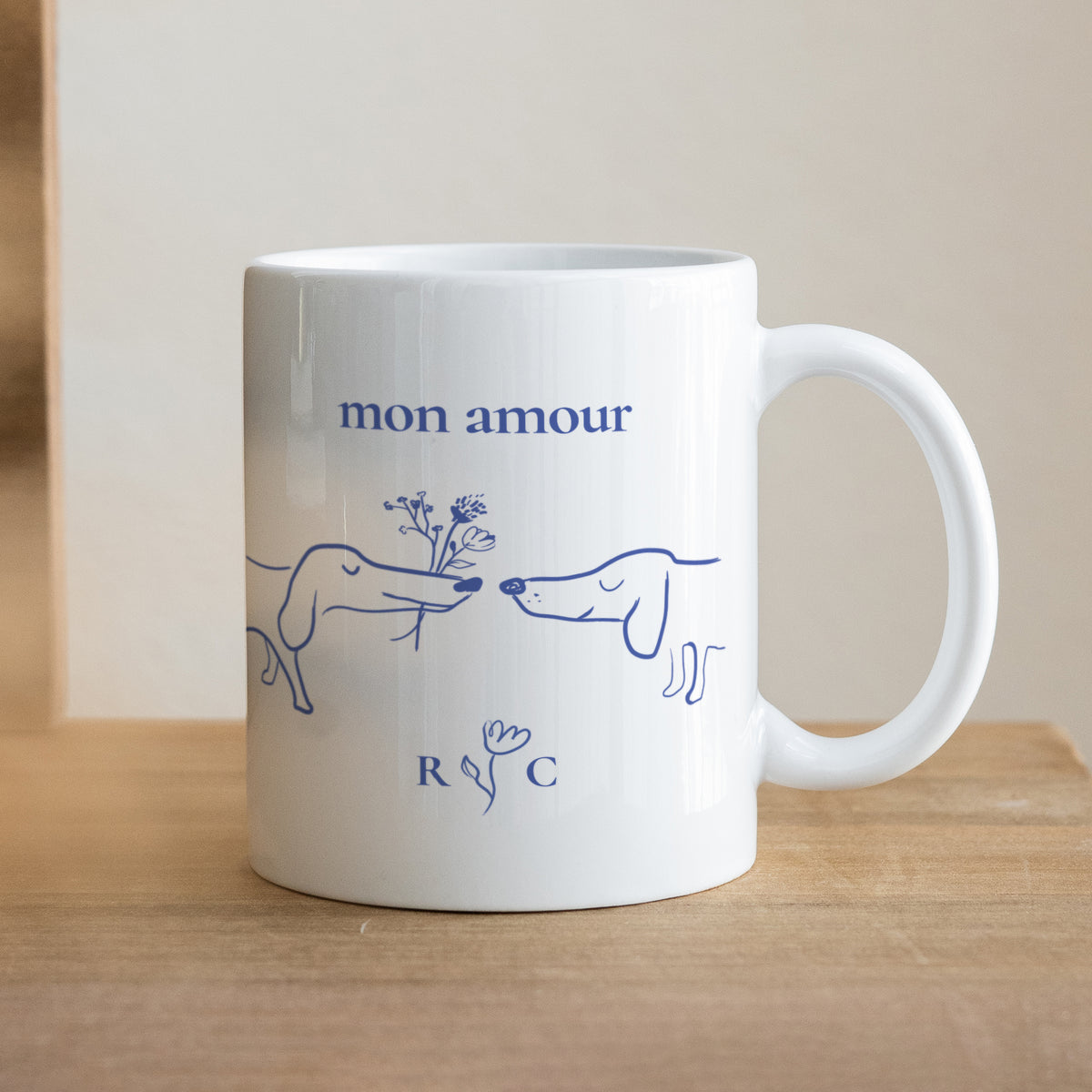 Mug Objets Blanc L'amoureux photo N° 1