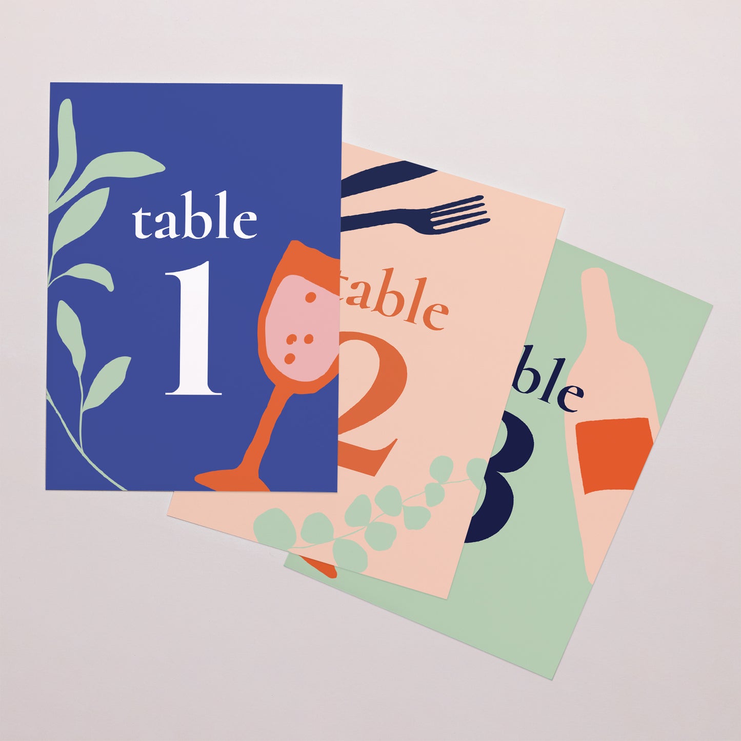 Marque table Mariage Rectangle Good time photo N° 1