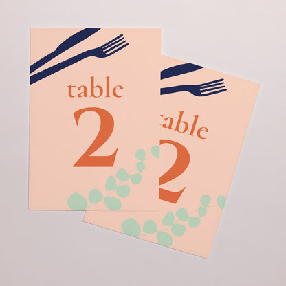 Marque table Mariage Rectangle Good time photo N° 2