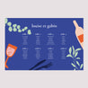 Plan de table Mariage Paysage 90 x 60 cm Good time photo N° 2