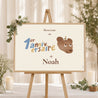 Panneau bienvenue Anniversaire Enfant Paysage 90 x 60 cm Anniversaire ourson photo N° 1