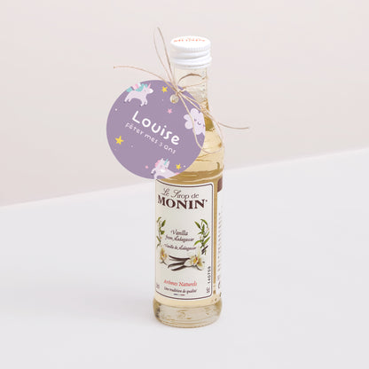 Etiquette perforée Anniversaire Enfant Ronde My licorne photo N° 3