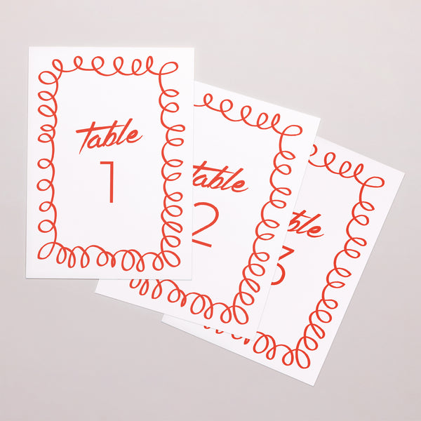 Marque table Mariage Rectangle La Dolce Vita photo