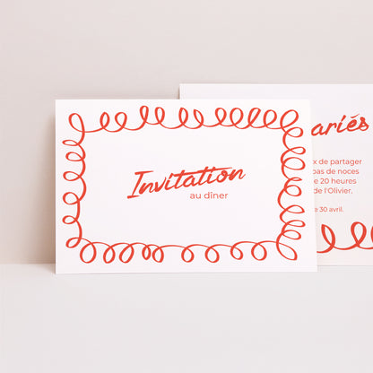 Invitations Mariage Paysage La Dolce Vita photo N° 1