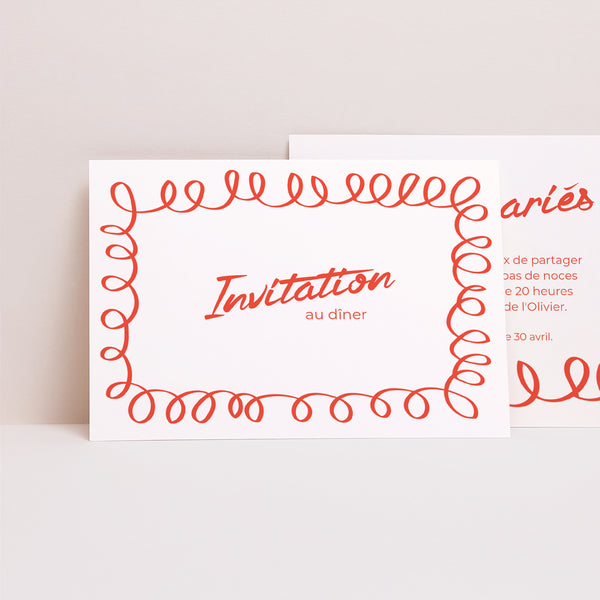 Invitations Mariage Paysage La Dolce Vita photo