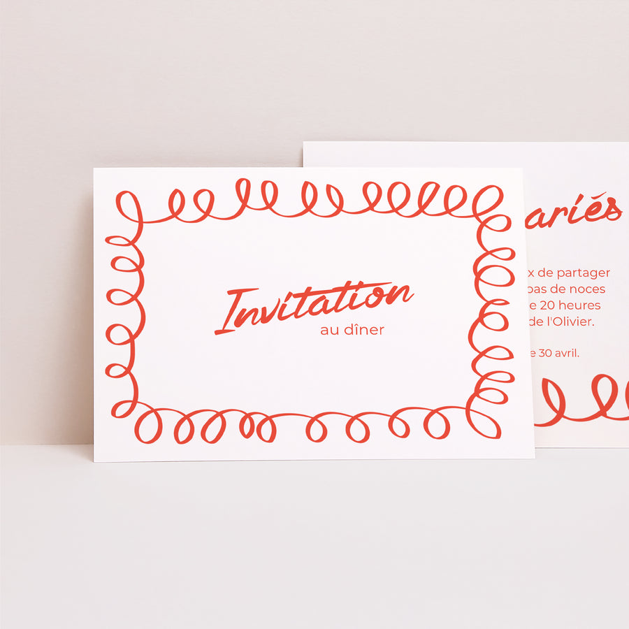 Invitations Mariage Paysage La Dolce Vita photo