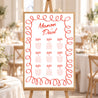Plan de table Mariage Portrait 60 x 90 cm La Dolce Vita photo N° 1