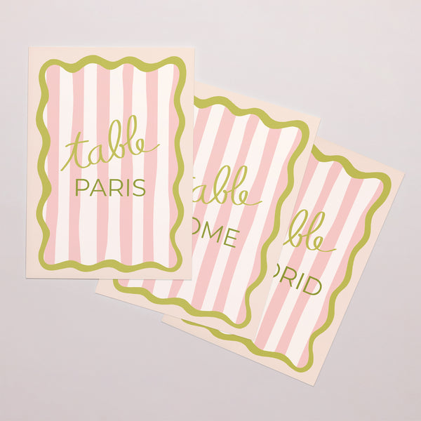 Marque table Mariage Rectangle Lisette photo