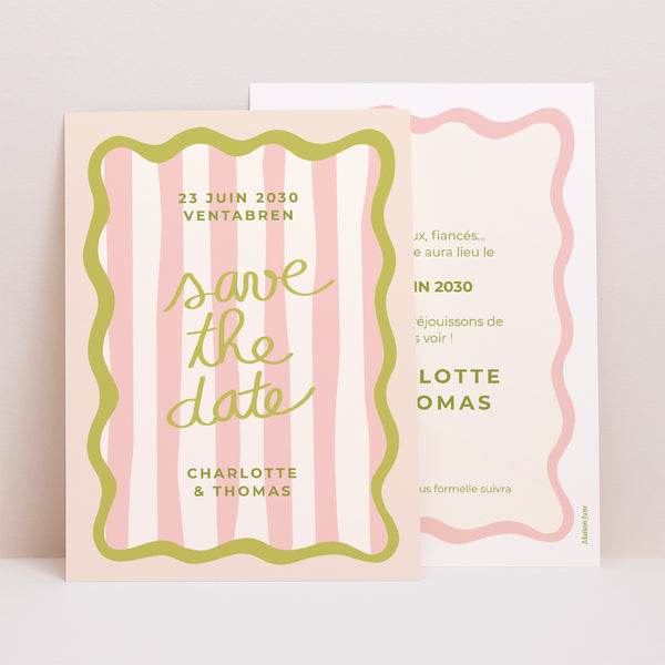 Save the date Mariage Portrait Lisette photo