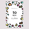 Panneau bienvenue Anniversaire Enfant Portrait 60 x 90 cm Léopard coloré photo N° 2