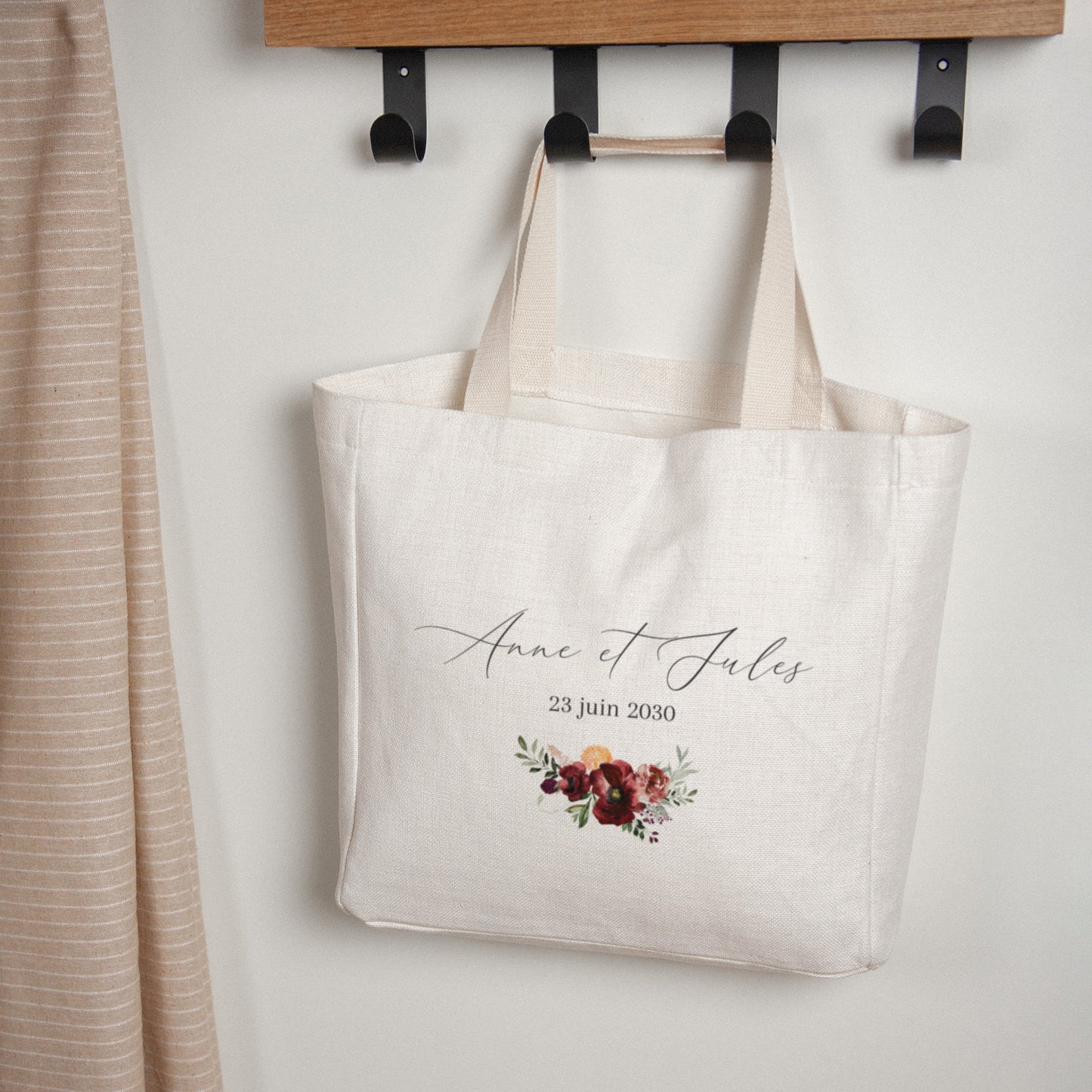 Tote bag Objets Anse en toile Caudélie photo N° 1