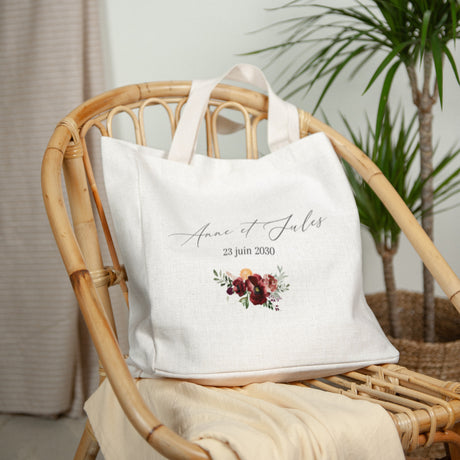 Tote bag Objets Anse en toile Caudélie