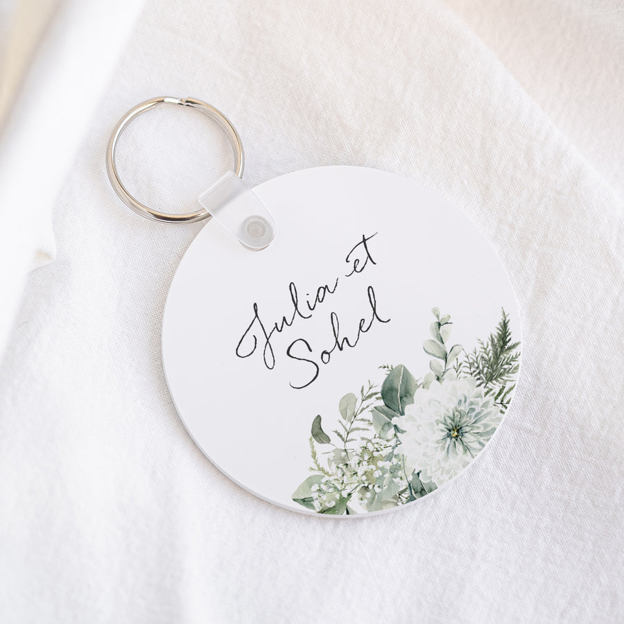 Porte-clés Objets Rond Naturel Romantique photo