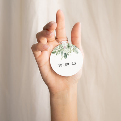 Porte-clés Objets Rond Naturel Romantique