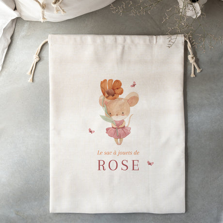 Sac de rangement Naissance Grand format Lilli la souris