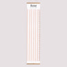 Toise Naissance Papier Rayures roses claires photo N° 1