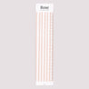Toise Naissance Papier Rayures roses claires photo N° 5
