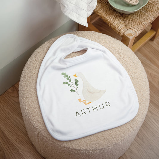 Bavoir Naissance Tissu Plume de Douceur photo