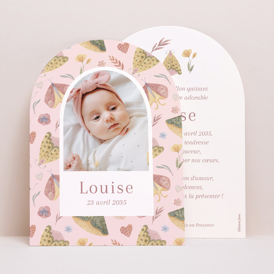 Faire-part Naissance Petite arche Un Battement d’Amour photo