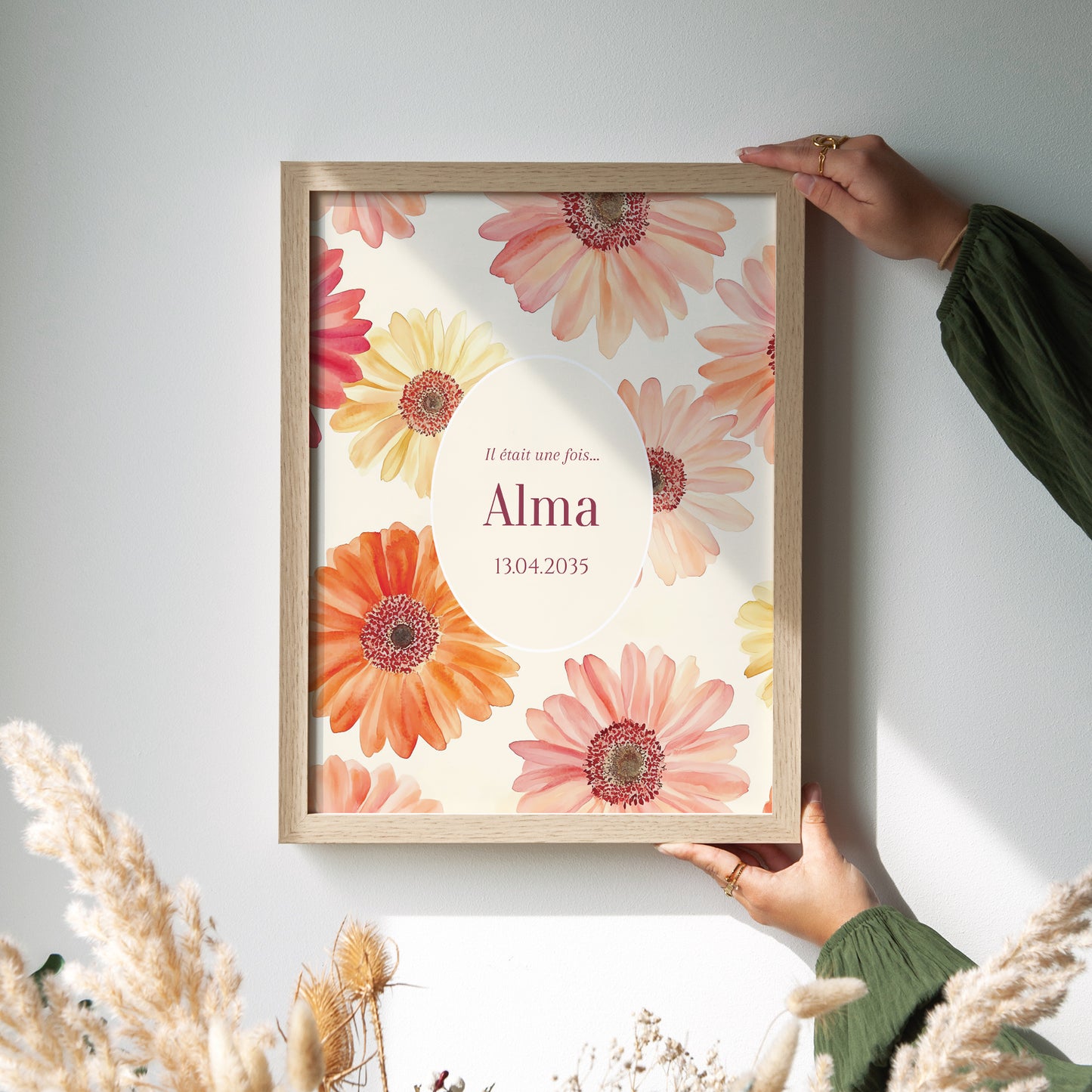 Affiche Naissance Portrait Un Pétale d'Amour photo N° 2