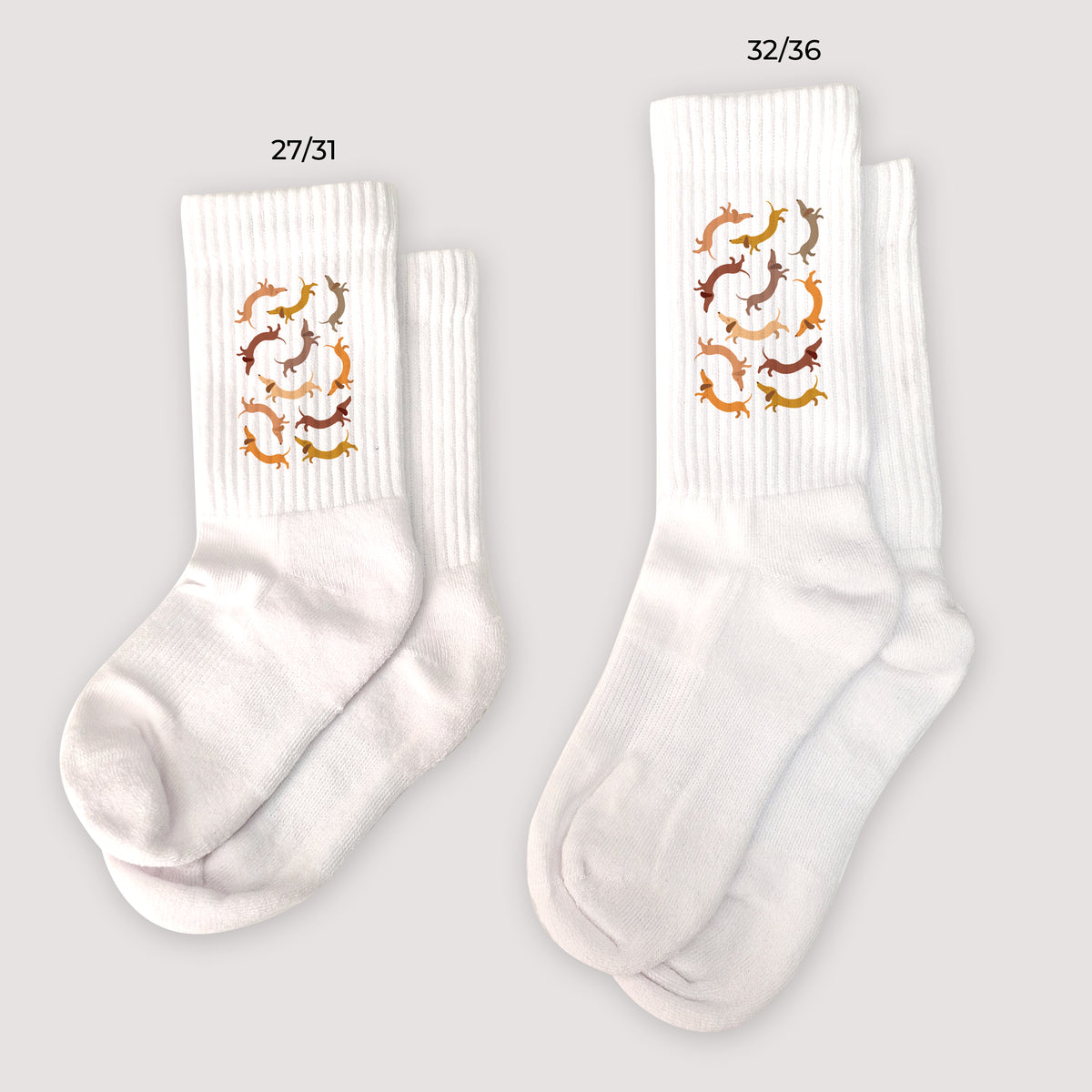 Chaussettes enfant Naissance Blanches Hot Dog photo N° 1