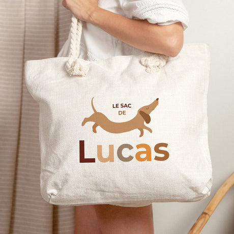 Sac cabas Naissance Anse en corde Hot Dog