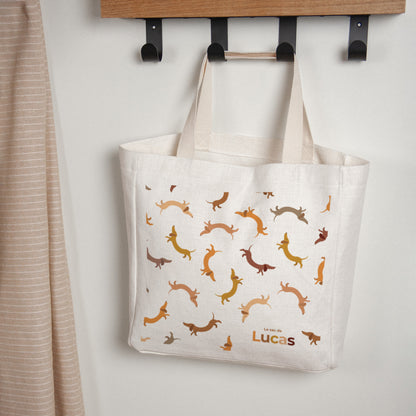 Tote bag Naissance Anse en toile Hot Dog photo N° 1