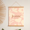 Affiche Naissance Portrait 30 x 40 cm Baby flower photo N° 1