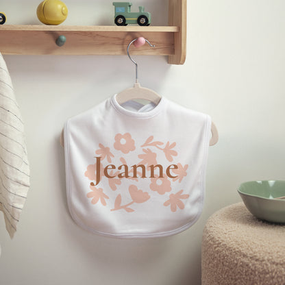 Bavoir Naissance Tissu Baby flower photo N° 2