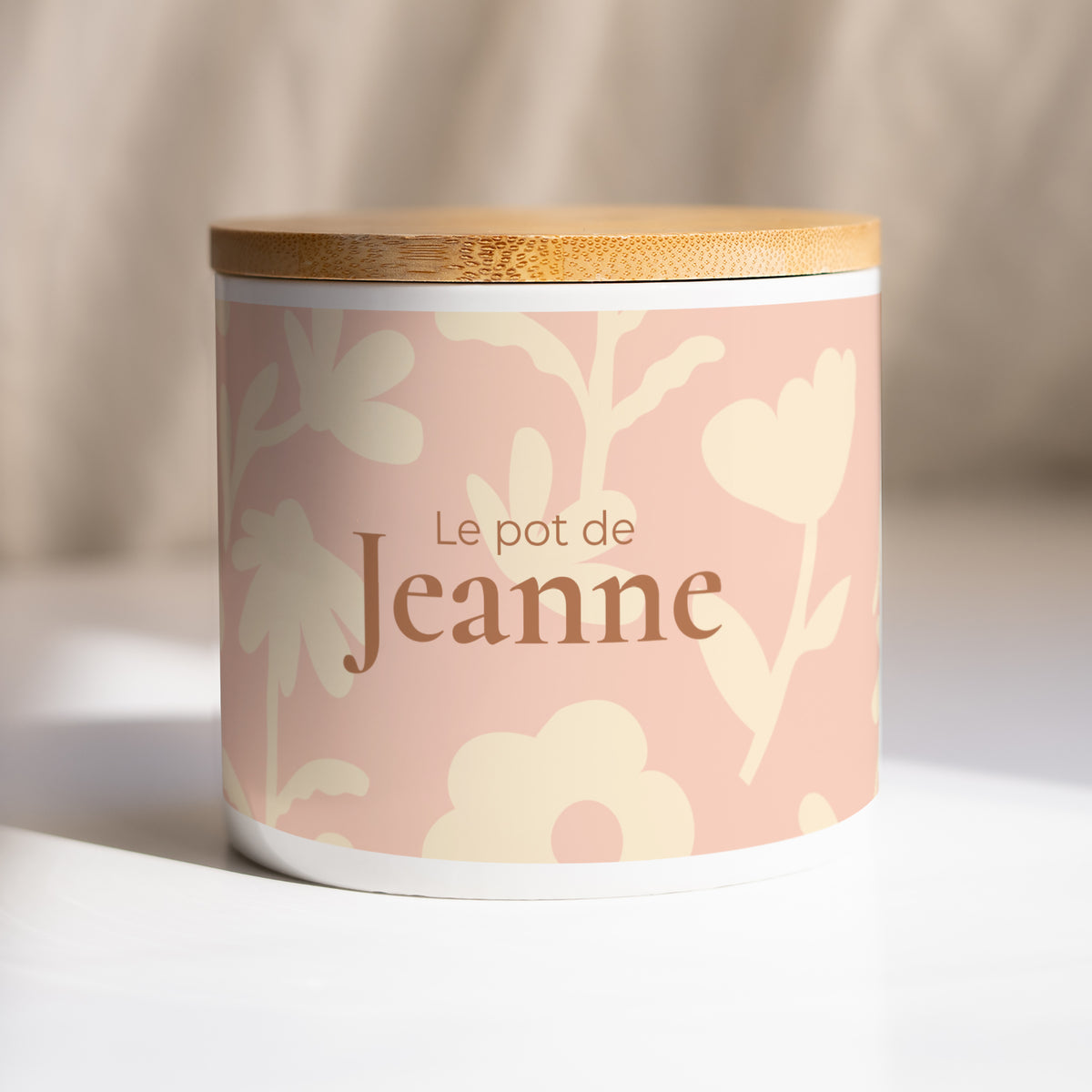 Pot en céramique Naissance 48 cl Baby flower photo N° 1