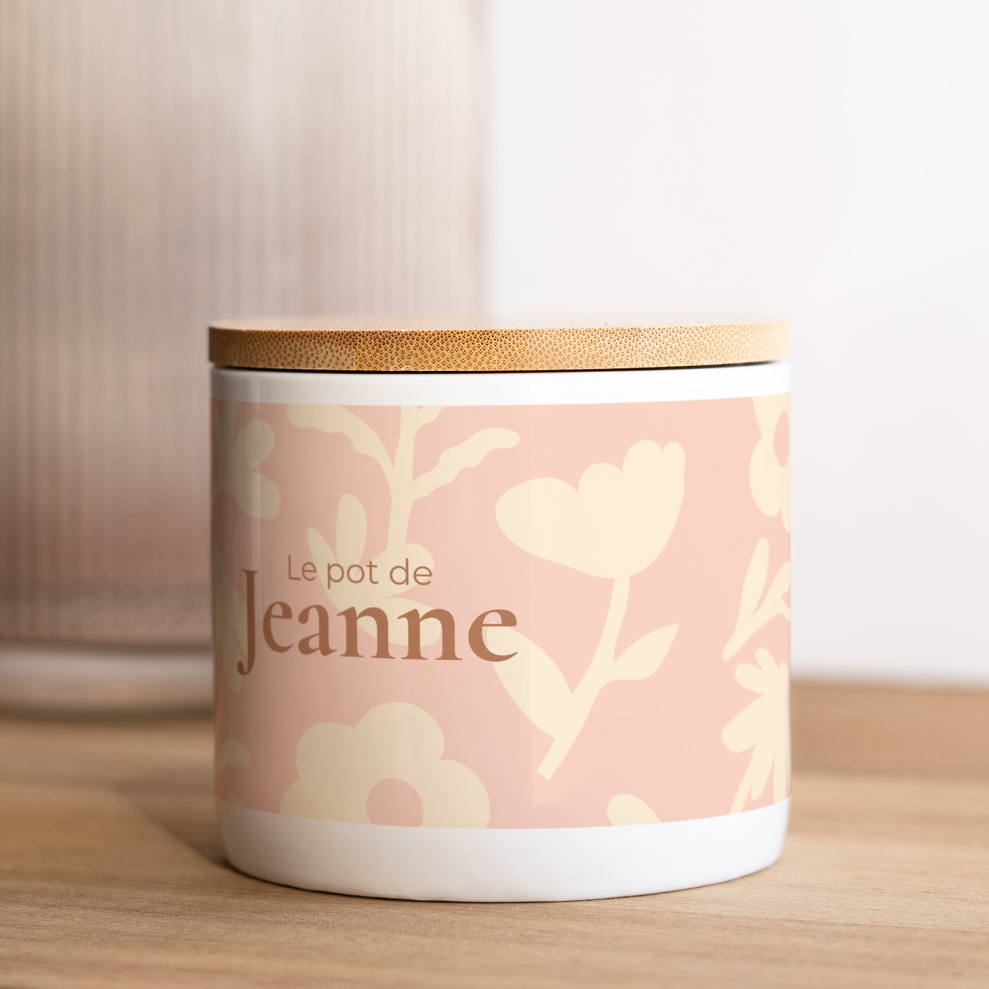 Pot en céramique Naissance 48 cl Baby flower photo N° 2