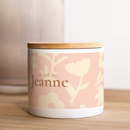 Pot en céramique Naissance 48 cl Baby flower photo N° 2