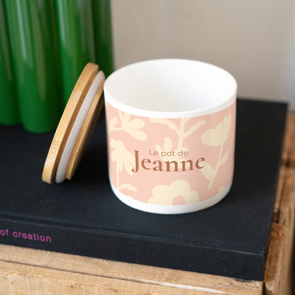 Pot en céramique Naissance 48 cl Baby flower photo N° 3
